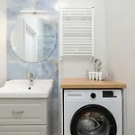 Apartment Blue And Beige In With Seasonal Pool, Parking And Balcony By Renters