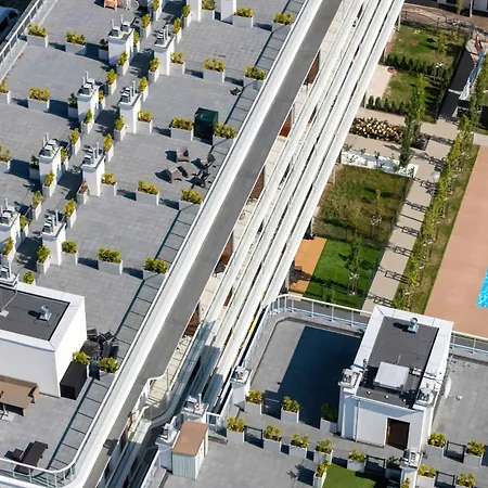 Blue And Beige In With Seasonal Pool, Parking And Balcony By Renters Sianożęty